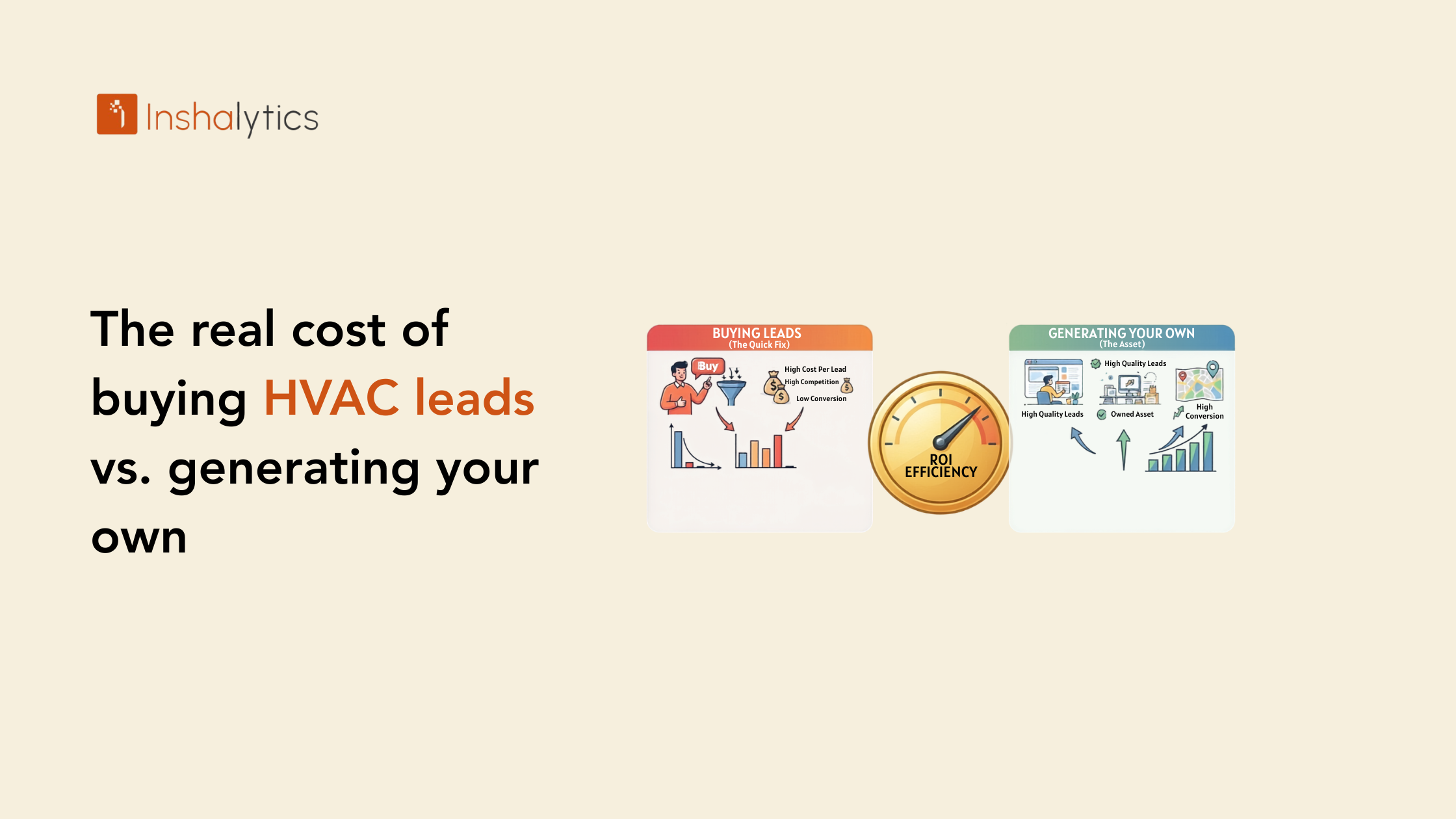 Buying HVAC Leads vs. Generating Your Own: Real Cost Breakdown
