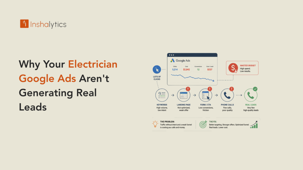 Why Your Electrician Google Ads Arent Generating Real Leads