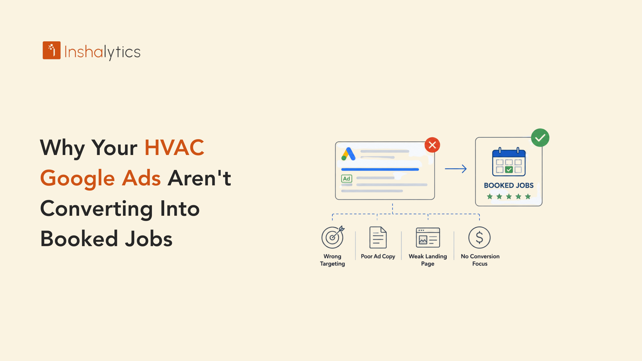 Why Your HVAC Google Ads Arent Converting Into Booked Jobs