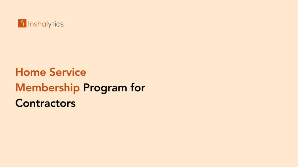 Home Service Membership Program for Contractors (2026)